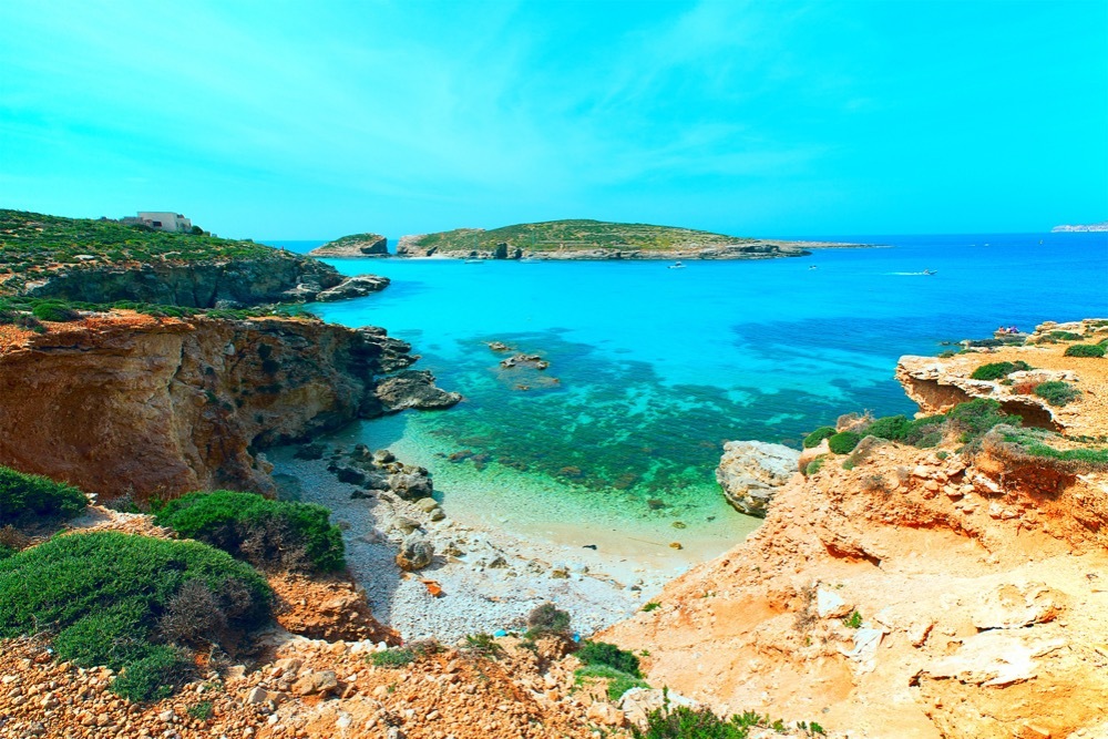 Blue-Lagoon-from-bay-in-Gozo